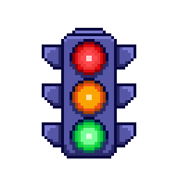 Pradyumn4672's tweet photo. Tried pixel art today 👾. Made a traffic light! 🚦
#pixelart #trafficlight #pixeldrawings https://t.co/UjxwhqjsAD