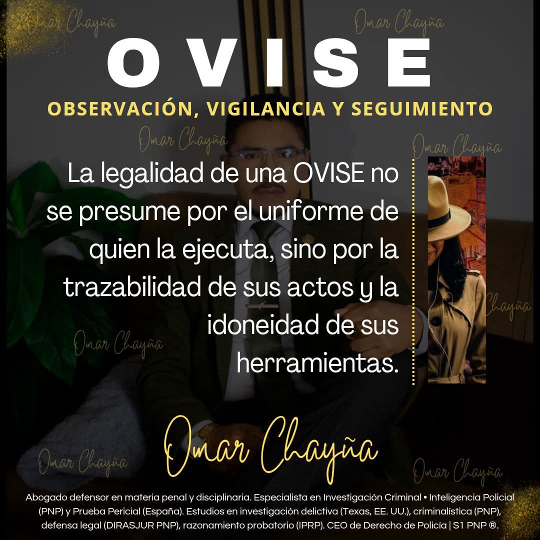 oachayna's tweet photo. #OVISE | Para los abogados defensores que asumen la trinchera de la libertad frente al poder punitivo, es vital recordar que la vigilancia no es un cheque en blanco a la fe pública. La oscuridad de un seguimiento sin control o la opacidad en el manejo de fuentes... https://t.co/Pc0B3RTSJJ