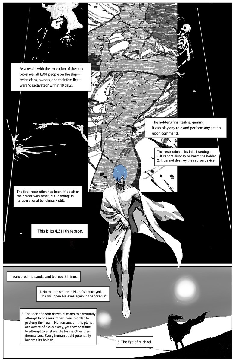 aidonotknow's tweet photo. #LegatoBluesummers (1~4/?)
Anyway I made up a super far-fetched sci-fi backstory and bring him back. Logic? Why should I care? https://t.co/VHgqb0ZohB