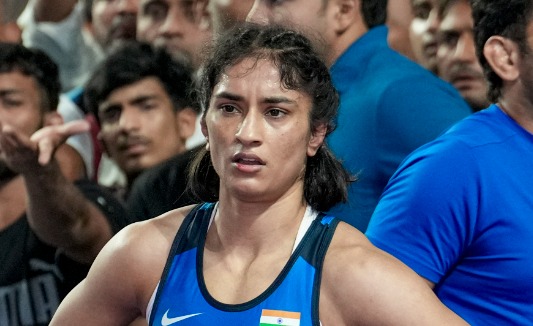 arnabsTOI's tweet photo. You can’t help but marvel at what Vinesh has done despite everything that WFI did to ensure she didn’t get a fair shot at making the Asian Games squad.

Yes, people will have differing opinions, but you have to respect her fighting spirit and never-say-die attitude. What makes it even more remarkable is that she has done all this just months after becoming a mother.

Hopefully, she will return to the mat again in the near future and won’t be hounded by the administration anymore.

#vineshphogat #wrestlingtrials #AsianGames