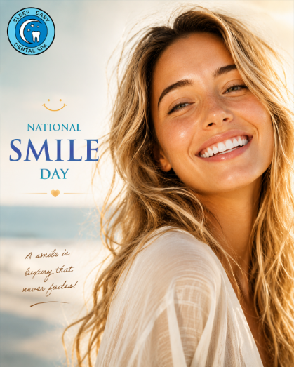 spa_sleep's tweet photo. Happy National Smile Day! 😄

Celebrate the power of a healthy smile. 🦷 Brush twice daily 🪥, floss regularly 🧵, and visit your dentist to keep it shining. Let’s spread positivity and kindness—one smile at a time! ✨

#NationalSmileDay #OralHealth #KeepSmiling https://t.co/ILAIFww0u3