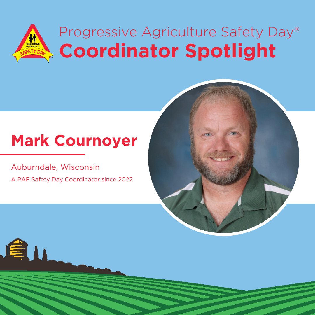 PAFSafetyDays's tweet photo. 🌟 #VolunteerSpotlight: Mark Cournoyer

What started in a school parking lot has grown into a hands-on tradition rooted in agriculture, student leadership, and practical safety skills.

Read Mark’s story: https://t.co/rykYqYNs1T

#PAFSafetyDays #VolunteerSpotlight #RootedInSafety https://t.co/WhBFQN8e3o