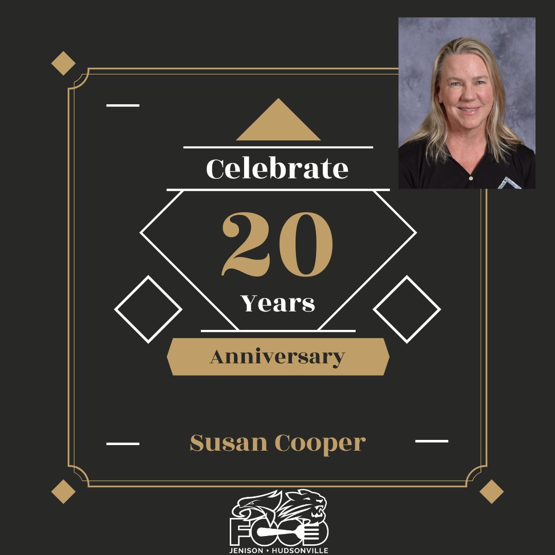 JenHudFood's tweet photo. Congratulations and THANK YOU to "Cooper" who celebrates TWENTY YEARS with us today!  We appreciate you! https://t.co/cJHBP86NZz