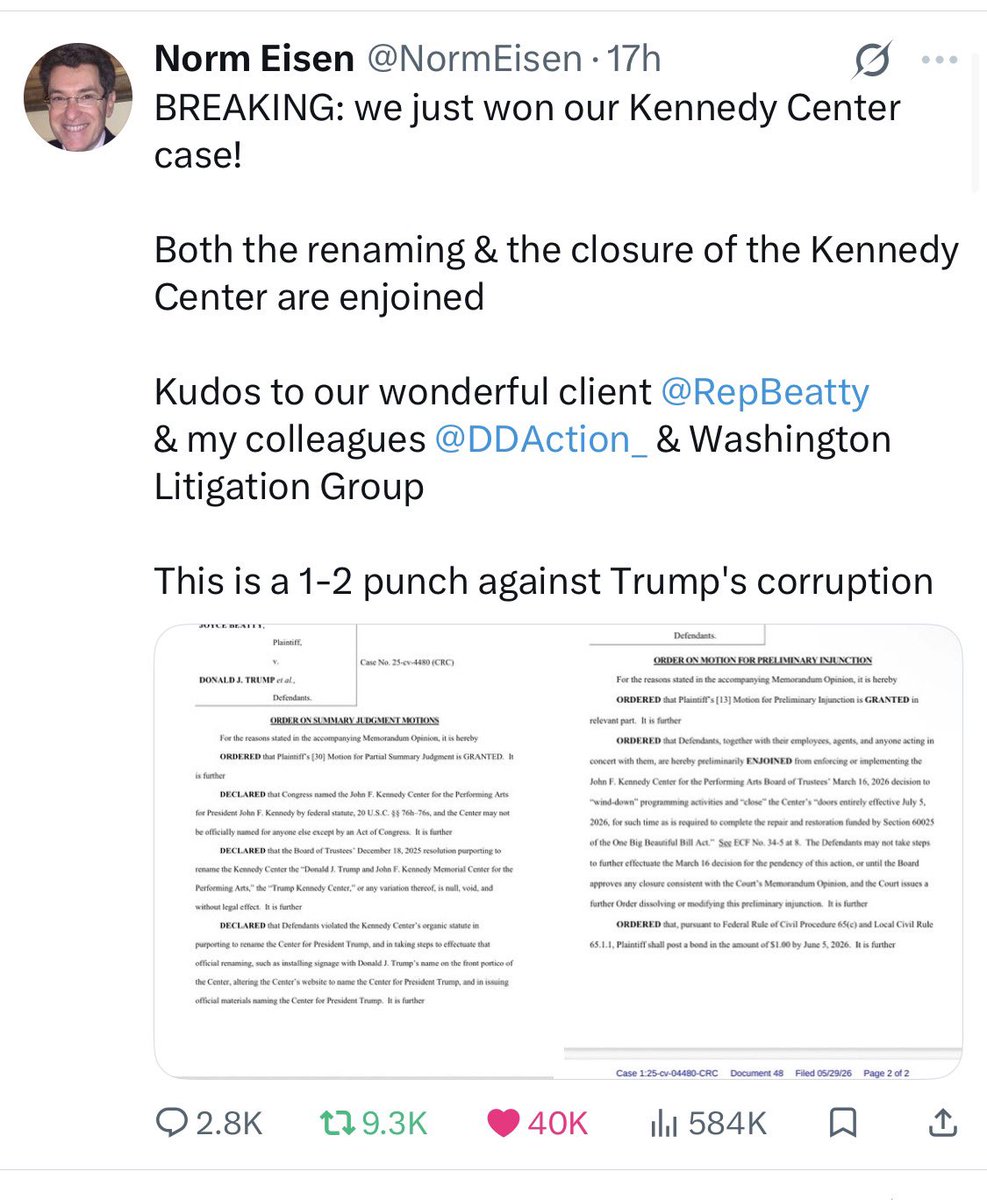 gtconway3d's tweet photo. Today should be designated @NormEisen Appreciation Day. https://t.co/yk3cXzIGbV