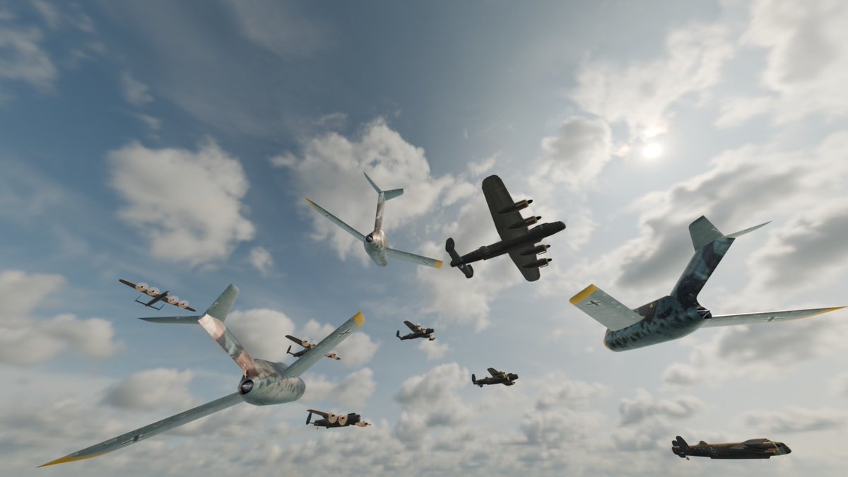 JervasioChe's tweet photo. #Blender #WW2 #FockeWulf239 #FockeWulfTa183 #art #Art3d #3dart #artwork #Blend #render #Luft46 https://t.co/M3MO3IGZ15