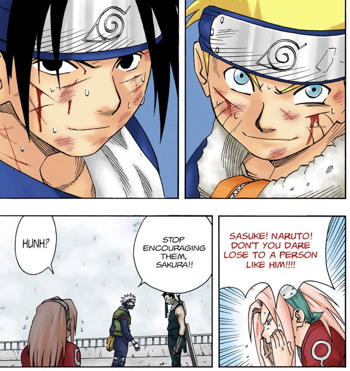 uchihadolls's tweet photo. shes so supportive agghhh genin t7…. ur so missed by me…😭😭😭 https://t.co/NMjpOY2GSg
