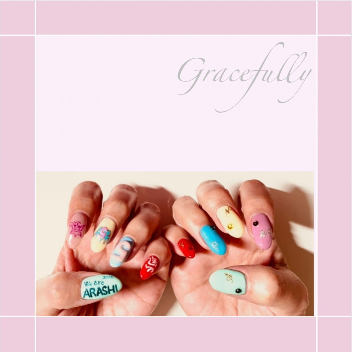 gracefully_47's tweet photo. #嵐 #嵐ネイル #ARASHI #wearearashi  #five #コンサートネイル  #ライブネイル

詳細はこちら↓（ネイルブック）
https://t.co/9Z0mkdWyB2 https://t.co/sIqFuSCJMe