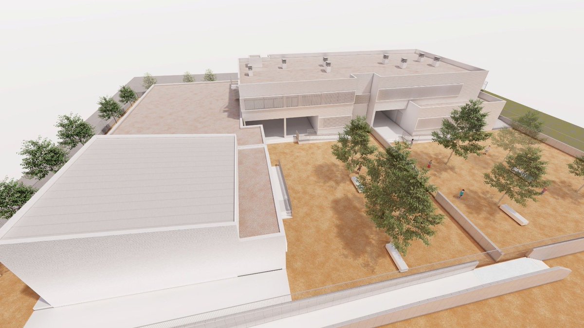 MC_CastilloMena's tweet photo. 🏗️ Avanza la ampliación del colegio rural San Miguel en Pulpí (#Almería) con la licitación de las obras por más de 3,1M€. 🏫Un proyecto sostenible, con ❄️🌡️☀️bioclimatización pionera, para dar al levante las aulas modernas que merece. ¡Dentro recreaciones y 📸! 👇 https://t.co/NJf7YWbrQu