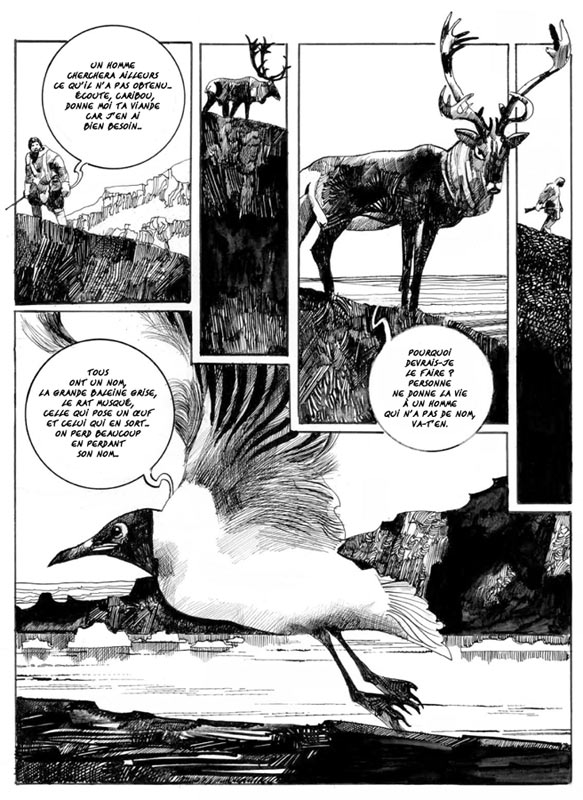 1001Facies's tweet photo. @Somelazybitch thank you !!! I'm currently trying to imitate Sergio Toppi's compositions and the comic is more or less based on a panel from "a minor god". Crosshatching is my favorite technique and I think Sergio Toppi is the comic artist that uses it the best. I highly recommend his stuff ! https://t.co/zFK5gj8Idu