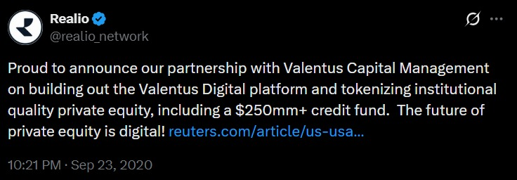 0xBarry_03's tweet photo. Just connect the dots

It's only a matter of time before credit funds, private equity, and a wide range of tokenized asset-backed securities find their way on-chain through @realio_network

$RIO $RST #Tokenization #RWA https://t.co/u9papIGOnZ