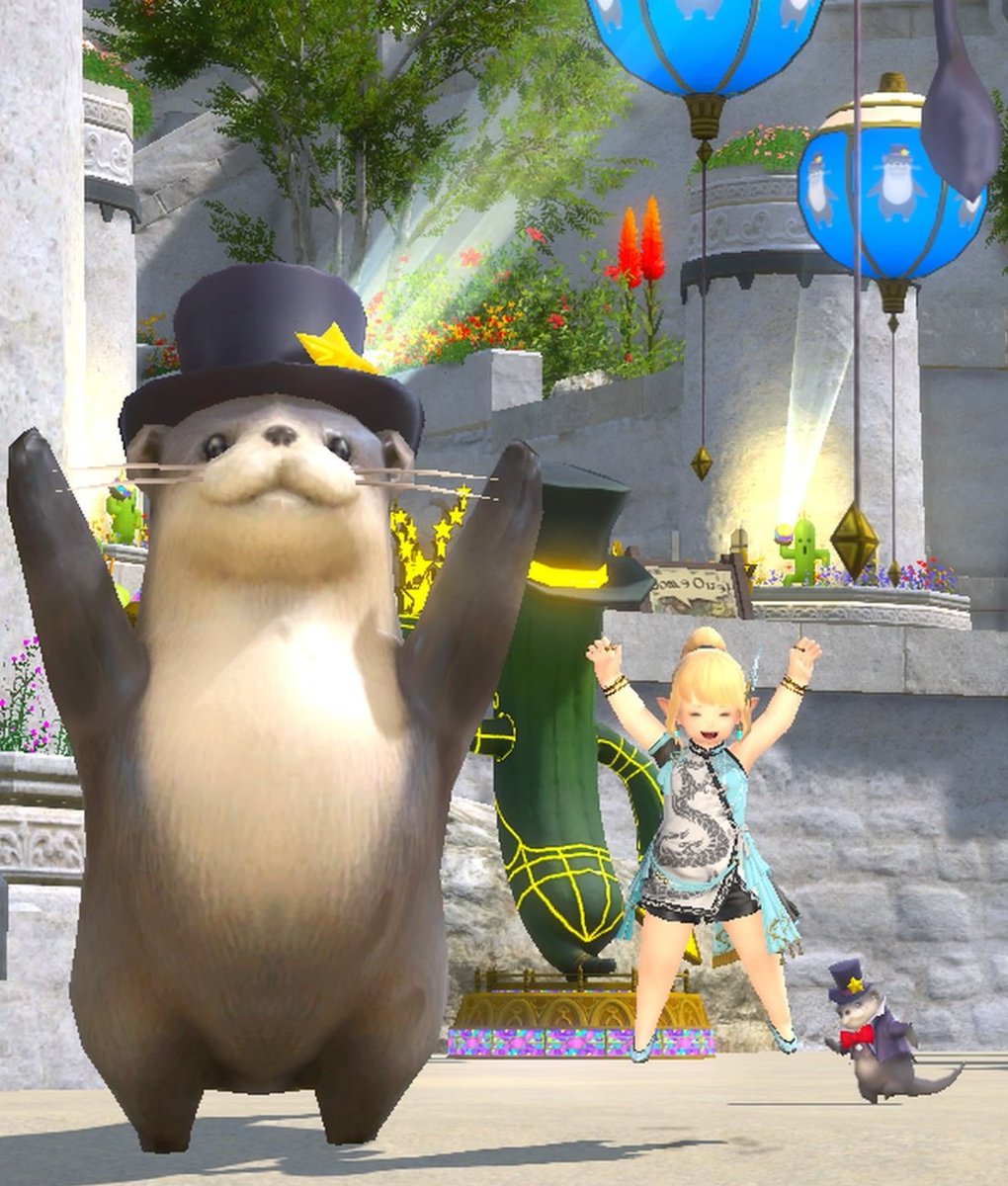 youpondai's tweet photo. ウソウソ可愛いくて記念写真　#FF14 https://t.co/hZWGmgTKMz