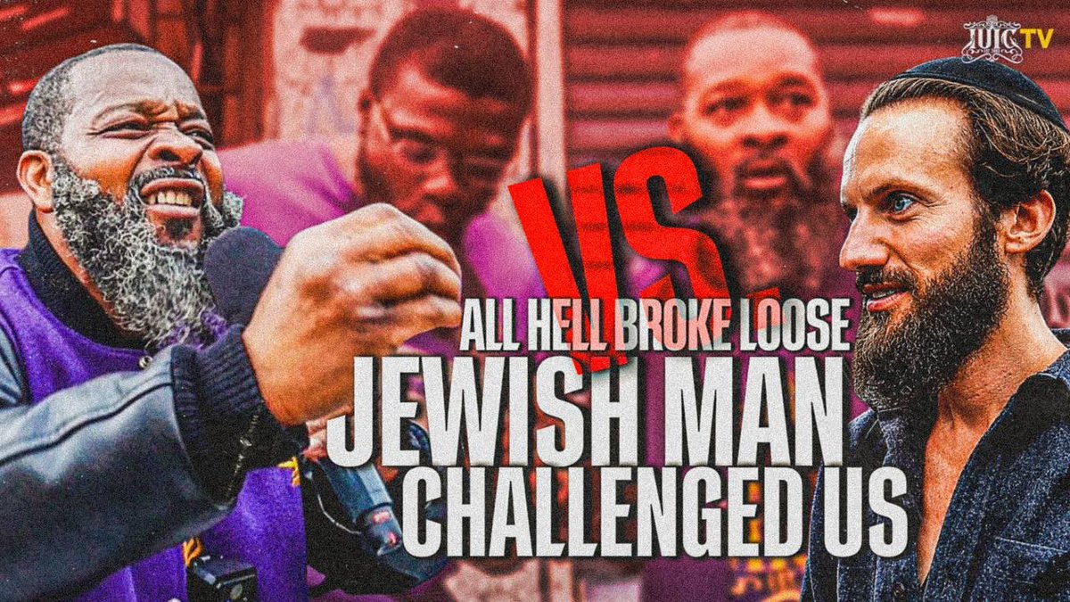 iuicbrooklyn's tweet photo. ALL NEW IUIC BROOKLYN CAMP VIDEO OUT NOW🔥‼️ “ALL HELL BROKE LOOSE… Jew-ish Man Challenges The Israelites ”🚨💣🔥🔥

⬇️Link⬇️
https://t.co/3S0ymMUwWP https://t.co/3OnxLwssmz