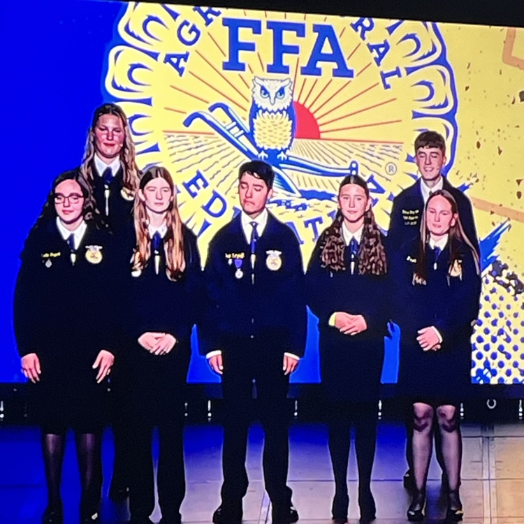 392Usd's tweet photo. Bulldog nation!  Did you catch Stormy on stage reciting part of the FFA creed after her 2nd place finish in Creed Speaking this week?!  What a proud Bulldog moment! https://t.co/jUC6GIiboy