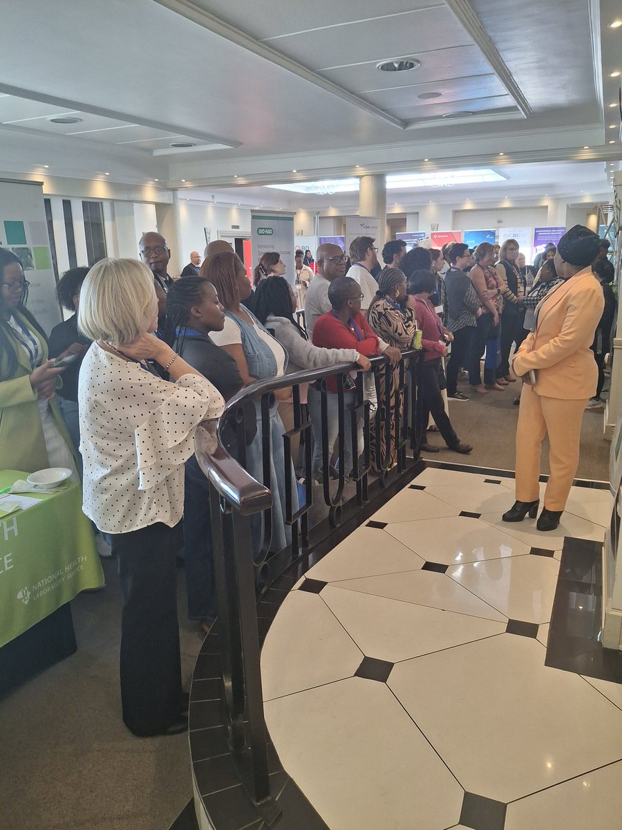 Real_NHLS_SA's tweet photo. SMLTSA: Bongiwe Williams of the NHLS presenting the Umbilical Cord Lesions in the Placenta poster https://t.co/ijB3QfPeK1