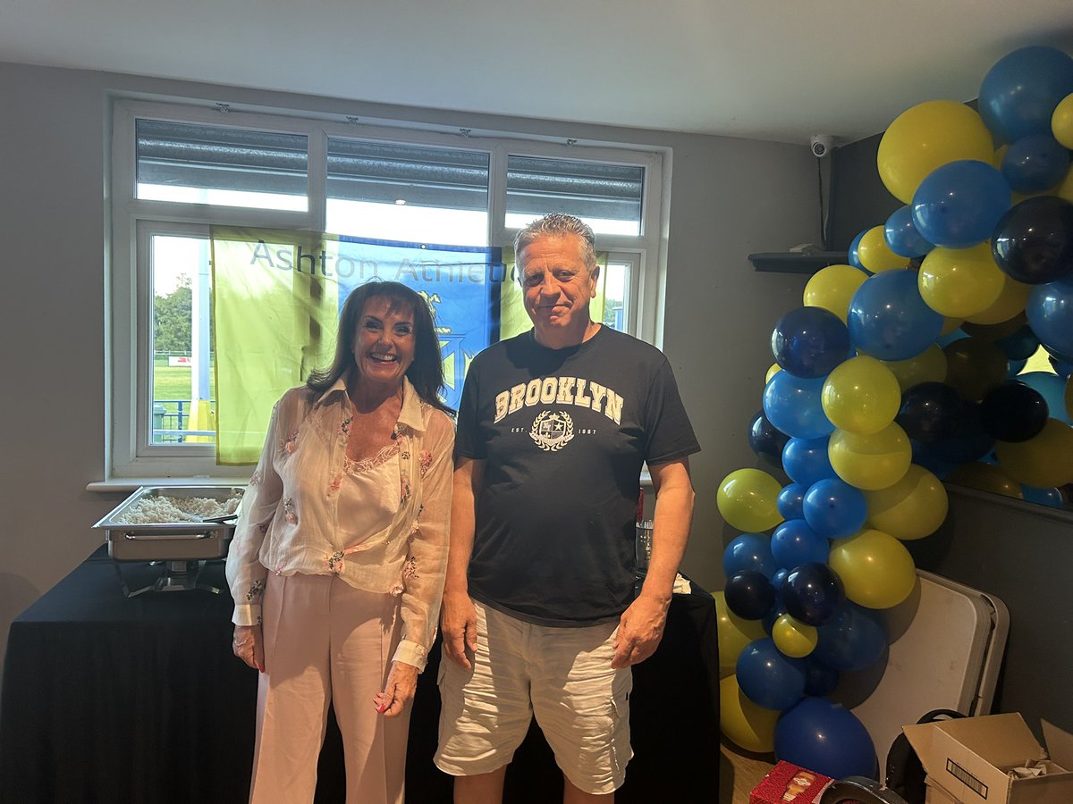 AshtonAthletic's tweet photo. More pics from last night’s presentation 💙💛🏆🍾

Thank you for all the support. We’ll see you again in a few weeks for pre-season ⏭️ https://t.co/yKxRbSaWed