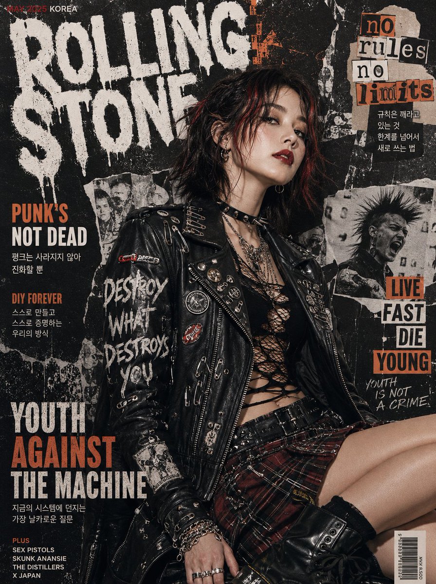 Punk Magazine Cover Korea Style