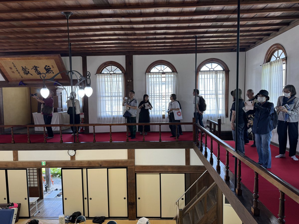 nahokowada's tweet photo. 大日本報徳社　大講堂
明治36年竣工
国登録文化財

特別に内部を見学させていただきました！

#東京建築アクセスポイント https://t.co/48IyxyIVaN