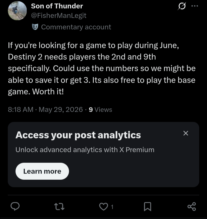Son of Thunder tweet media