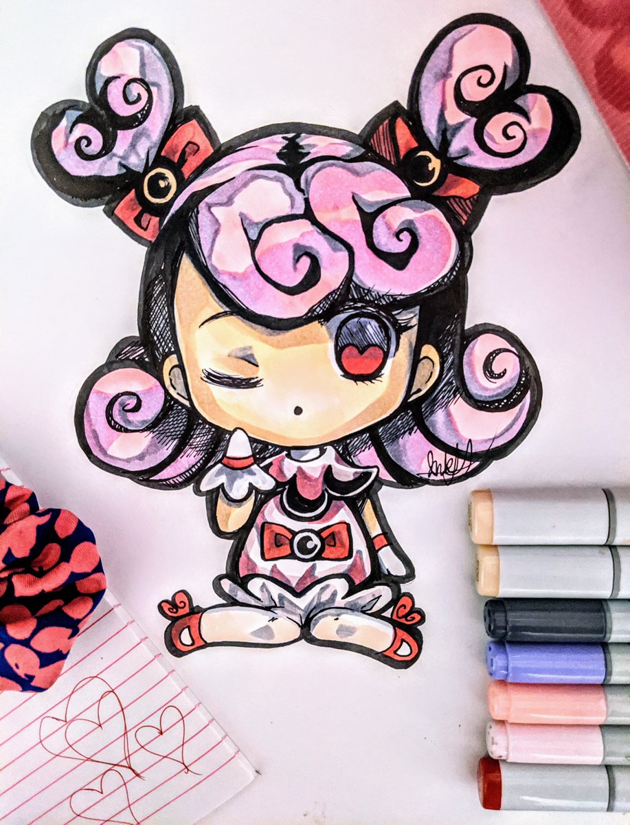inkfycreates's tweet photo. Not that I didn't enjoy my older art, but I'm happier with my output now! Used to do way more Chibis but I realized I didn't like doing it as much compared to illustrations! https://t.co/GpldyPndcB