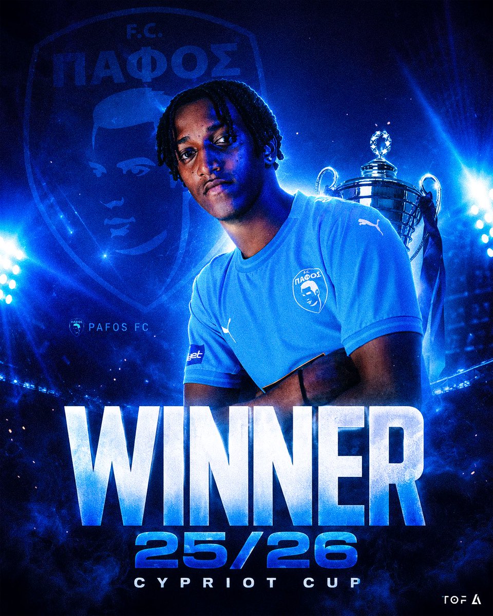 team_of_future's tweet photo. 🏆💙 𝗖𝗬𝗣𝗥𝗜𝗢𝗧 𝗖𝗨𝗣 𝗪𝗜𝗡𝗡𝗘𝗥

Alexandre Brito won the 2025/26 🇨🇾 Cypriot Cup with Pafos FC! https://t.co/iqZojGoHqV