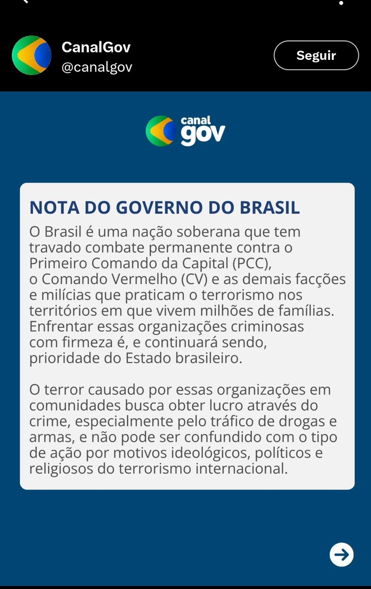CarvalhoOdo's tweet photo. @VEJA O próprio governo, em nota, assume que eles praticam terrorismo https://t.co/P2O8mBzCV1