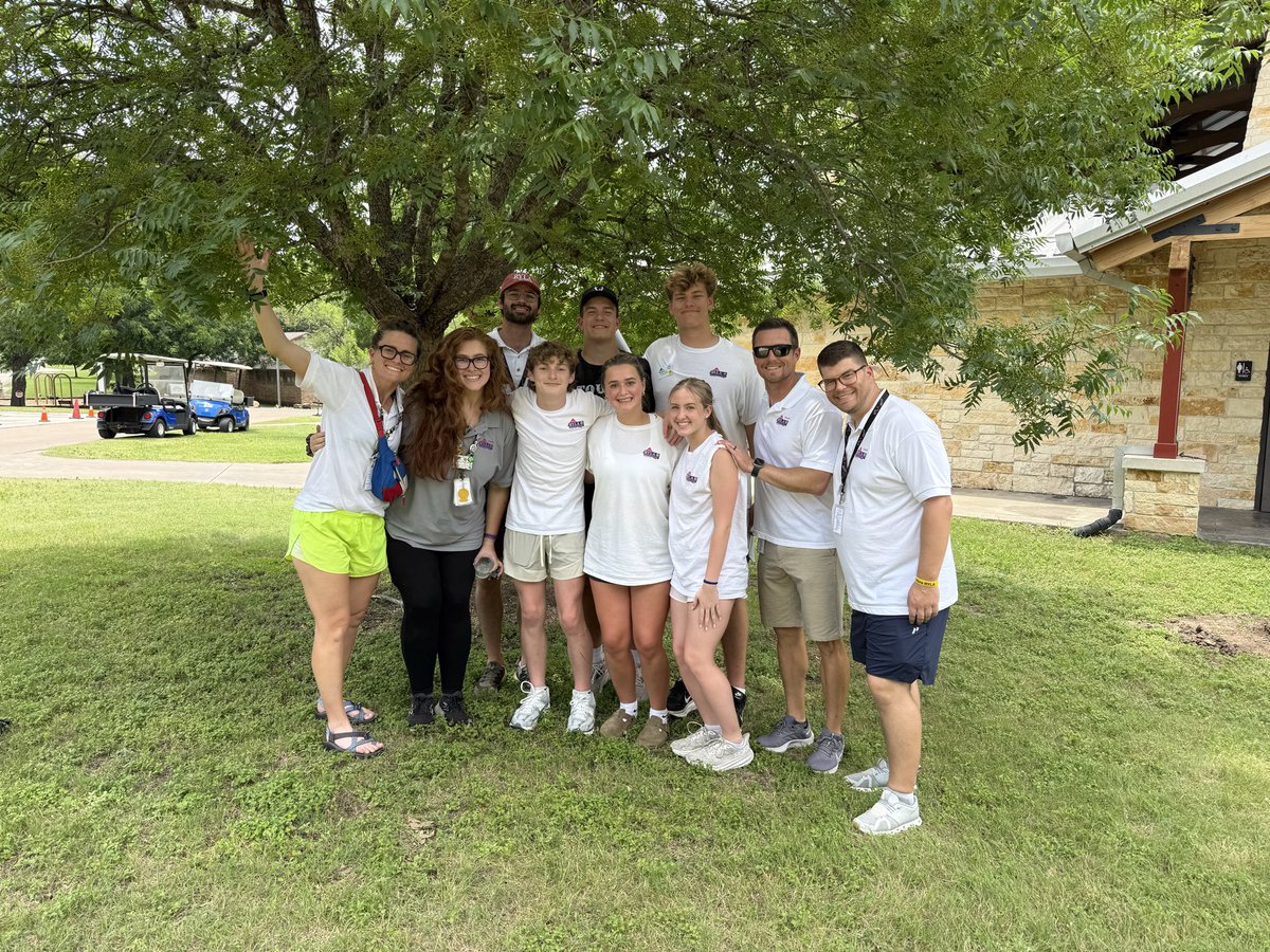 CoachEgger's tweet photo. Spent the first week of summer at @ryla5810 with 5 incoming Gunter HS Seniors and some Gunter Grads. 
Great start to the summer and great opportunity to serve a Rotary International program that has done so much for me over the years! 

#RYLA5810
#rylaalumni https://t.co/YYRsdV8f0F