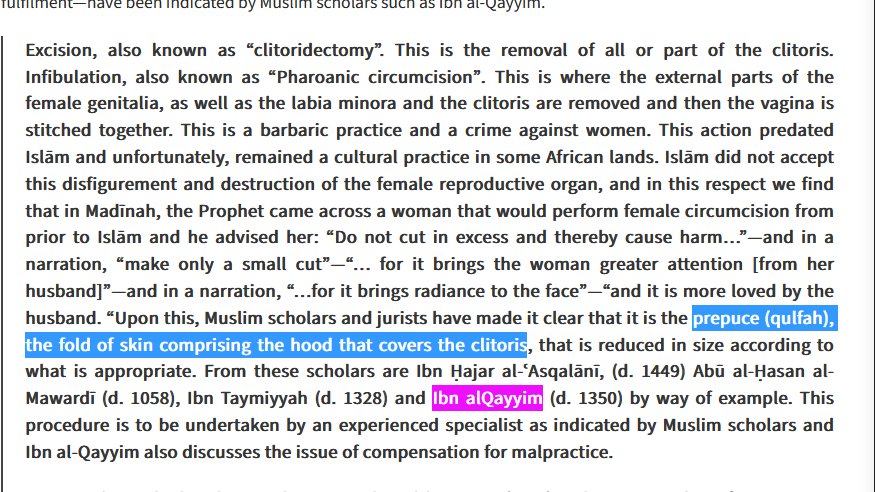 FateObsever's tweet photo. @cookuuroo @mohammed_hijab @TheModerateCase Some classical Islamic scholars whom you mentioned never supported FGM. It is very clear that circumcision in Islam refers to reducing the size of the clitoral prepuce, not removing the clitoris

source: https://t.co/fkDxEVnFfh https://t.co/aHfPLH7zK1