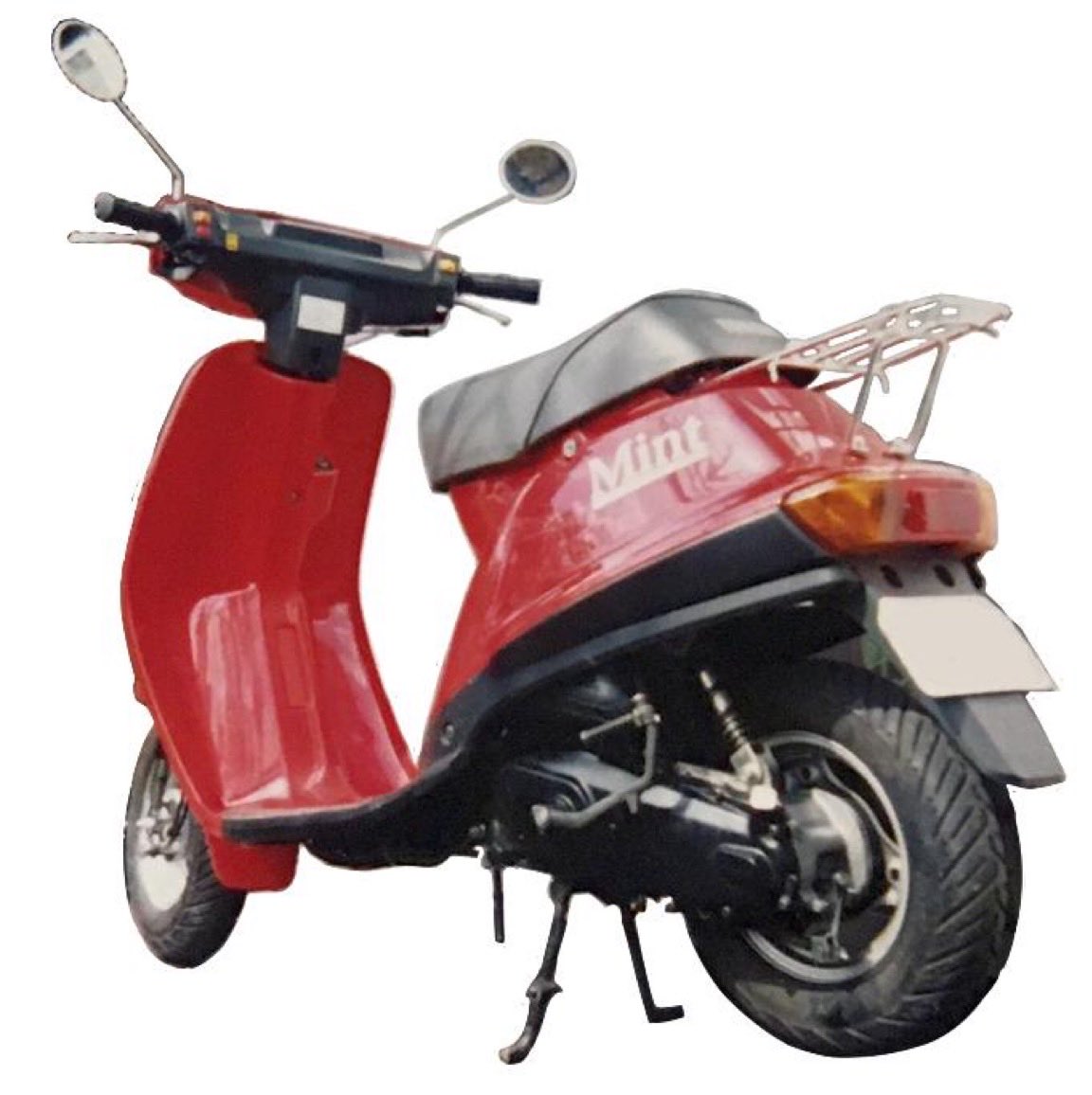 #かつてこんなバイクに乗っていたという写真
親父が拾ってきたやつ 