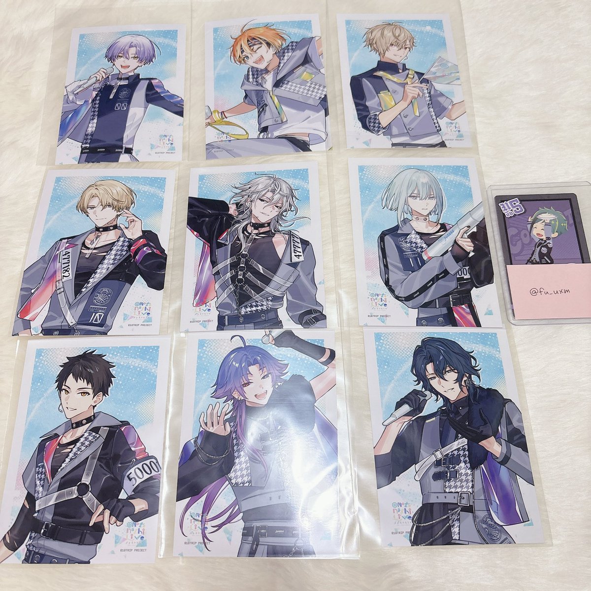 fu_uxm's tweet photo. @1
【交換】18TRIP エイトリ 劇場版 おもライ ブロマイド チェキ 特典

譲：
ﾌﾞﾛﾏｲﾄﾞ 可不可 あく太 潮 来人 潜 幾成 太緒 子タろ 夜鷹
求：練牙

郵送または6/1横浜開港祭手渡し
検索からでもお気軽にお声かけください𖤐 https://t.co/3EGlWZ0w8z