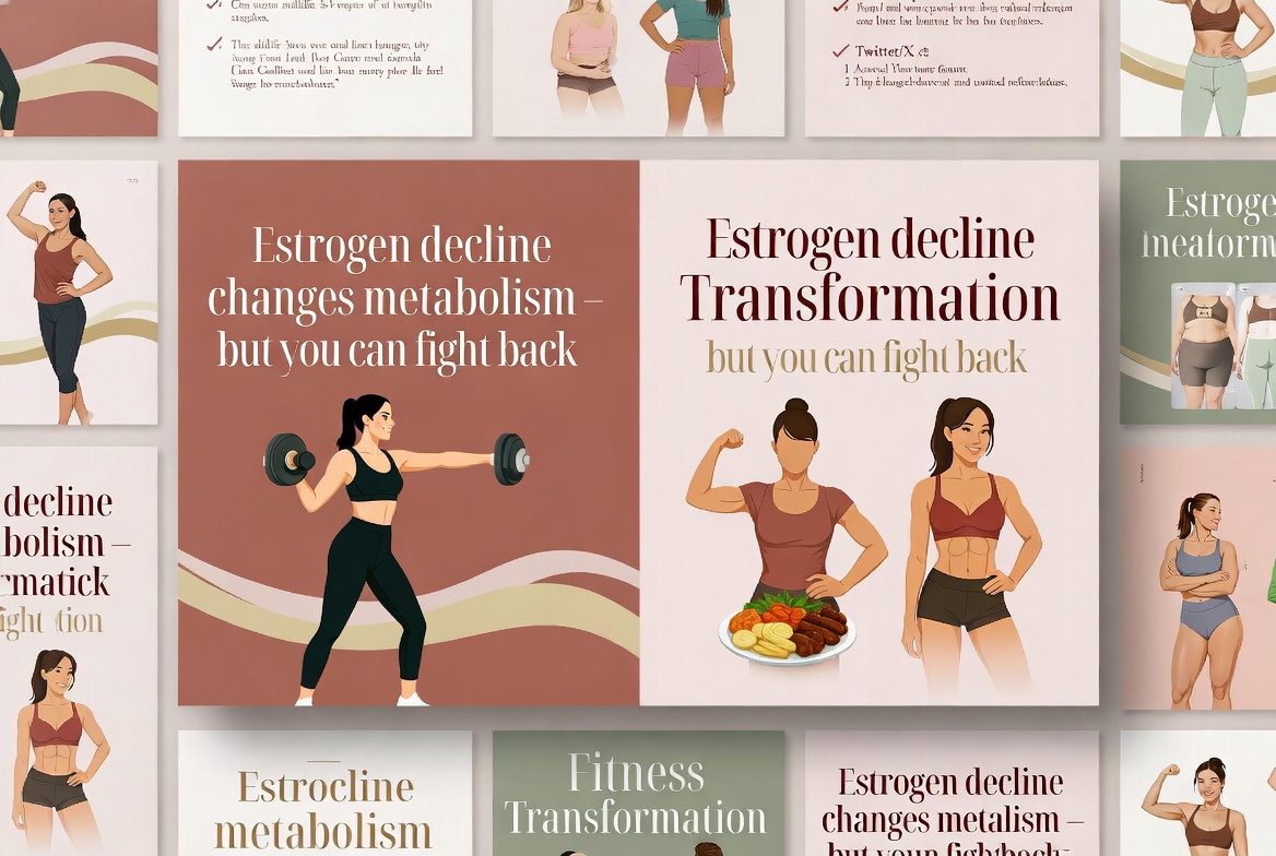 drguptanr's tweet photo. Myth 5 - Weight Gain & Muscle Loss Are Inevitable
Myth: Midlife means inevitable belly fat & frailty.
Truth: Declining estrogen shifts body comp, but strength training, protein-focused nutrition & optimized hormones fight sarcopenia & metabolic slowdown. It's not just 'aging'—actionable changes work.

#MenopauseMyths #Day6/10