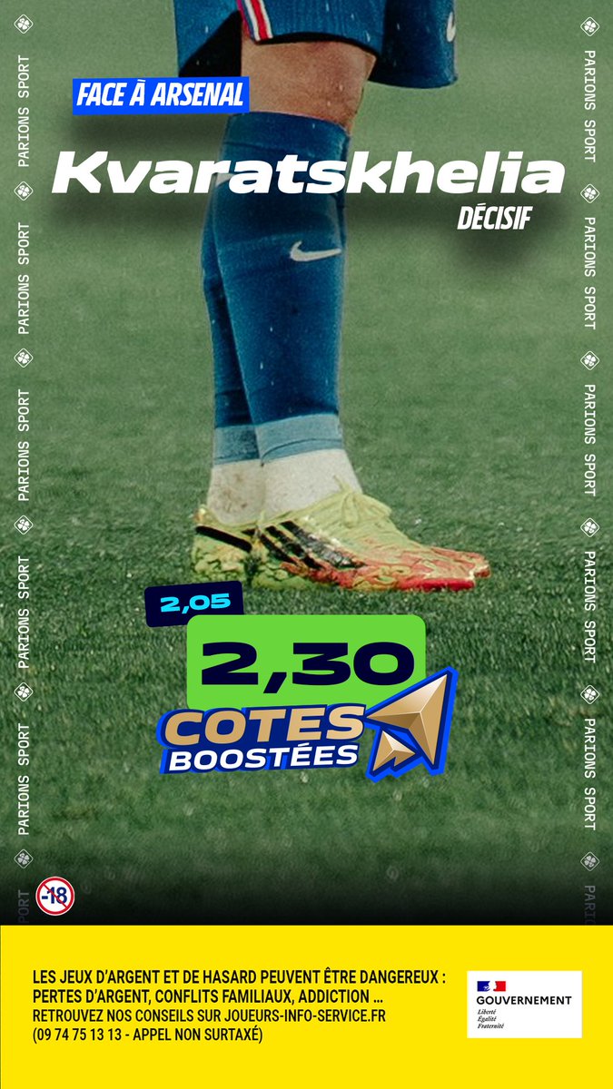ParionsSport's tweet photo. Le joueur parisien le plus décisif de la saison en LDC.

Khvicha Kvaratskhelia a marqué 10 buts et délivré 6 passes décisives en 15 matchs ! 🇬🇪 https://t.co/Q2RuUhTUsp