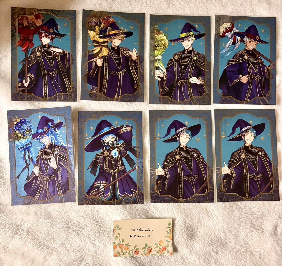 koukan_kayu's tweet photo. 【交換】ツイステ ブルームバースデー ポストカード ポスカ

譲：リドル、ラギー、セベク、カリム、イデア、オルト、フロイド

求：エース、ジャミル 決まり次第トレイ
※異種交換はご相談下さい

郵送または津田沼手渡しにて
検索からもお気軽にお声掛けください。 https://t.co/ZrdjrUQjup