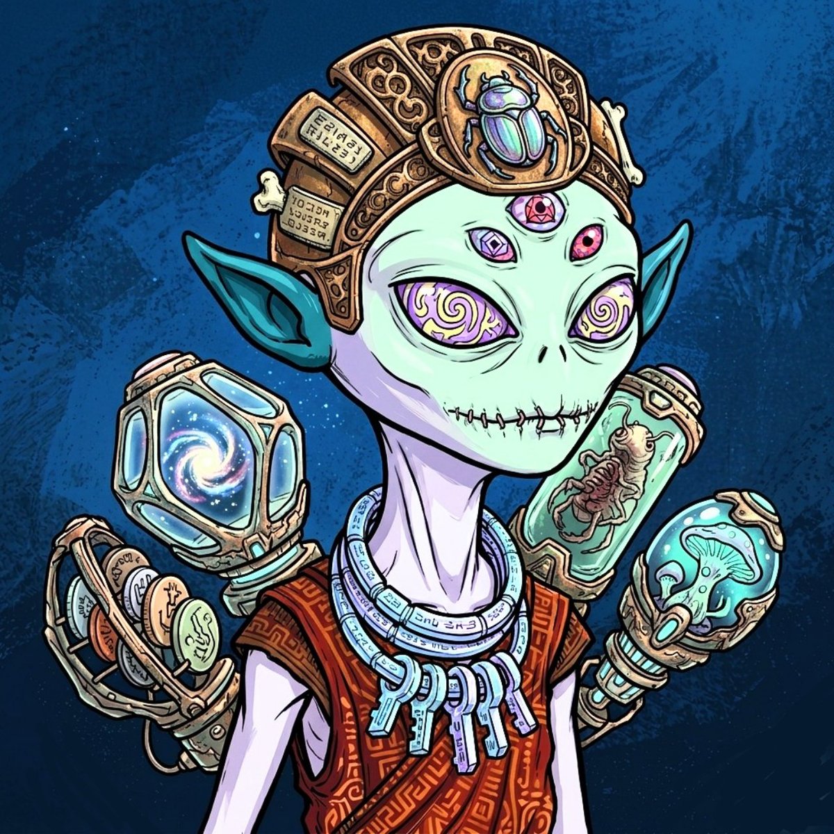 Mapslistingpro's tweet photo. Exploring the depths of space to bring you rare treasures. 🌌 Discover what lies ahead with the Arcana-Aliens community. Coming soon Arcana-Aliens! 🛸
#Enjin #nftio #nft_io #ArcanaAliens https://t.co/XeWIb4gnrD