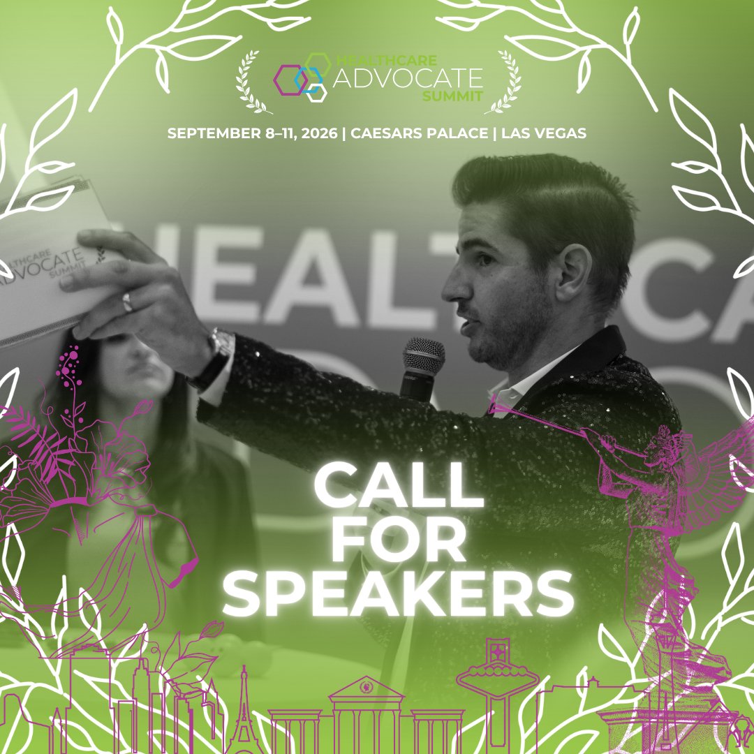 AdvocateSummit's tweet photo. ⏳ Time is moving quickly.

Considering submitting a speaker proposal for Healthcare Advocate Summit 2026? Now is the time.

📅 First review begins May 27
🏛️ Sept 8–11 | Caesars Palace Las Vegas

Submit: https://t.co/acc8HoJemD

#HAS2026 https://t.co/wli0lAVTZk