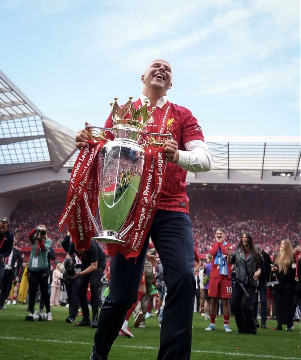 j0phy's tweet photo. what a shocker of a news truly, he was a great manager who deserved some more time considering he won us #20 and how this season was extraordinary for its own reasons.
there can be tons of reasons to pit against him for the season we had but countless more to give him some more time but this is football…it moves fast. for any other club,qualifying for cl would be a successful season but this is lfc. we move on.
thank you Arne. 
#ArneSlot #liverpool