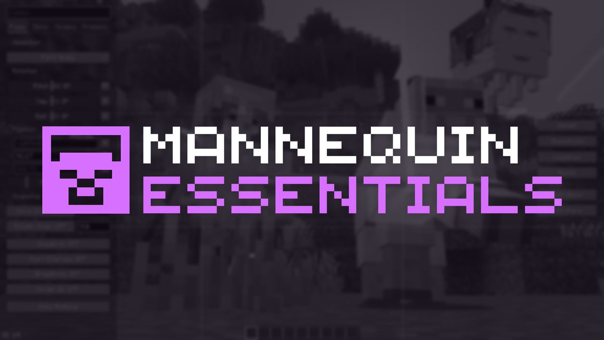 Cublem's tweet photo. Mannequin Essentials is a community-made modpack that adds a bunch of feature-rich mods on top of Mannequin, making it even easier to pose NPCs

Thanks to the team over at @UNPRODSTUDIO for maintaining it!

Download link in the replies 👇 https://t.co/mm1xfUHiDK