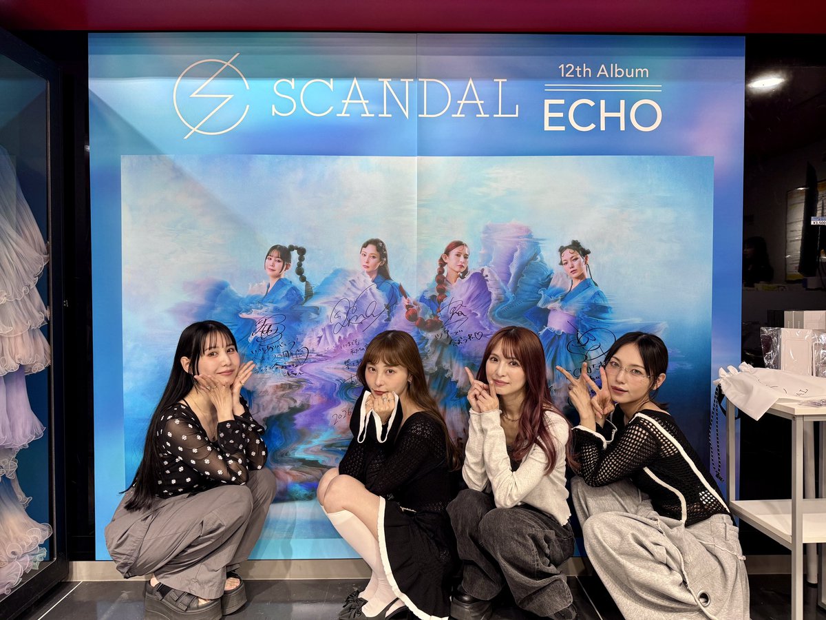 SCANDAL✖︎タワーレコード SCANDAL×TOWER RECORDS POP UP 開催中🫧 ＼ タワーレコード渋谷店にて6