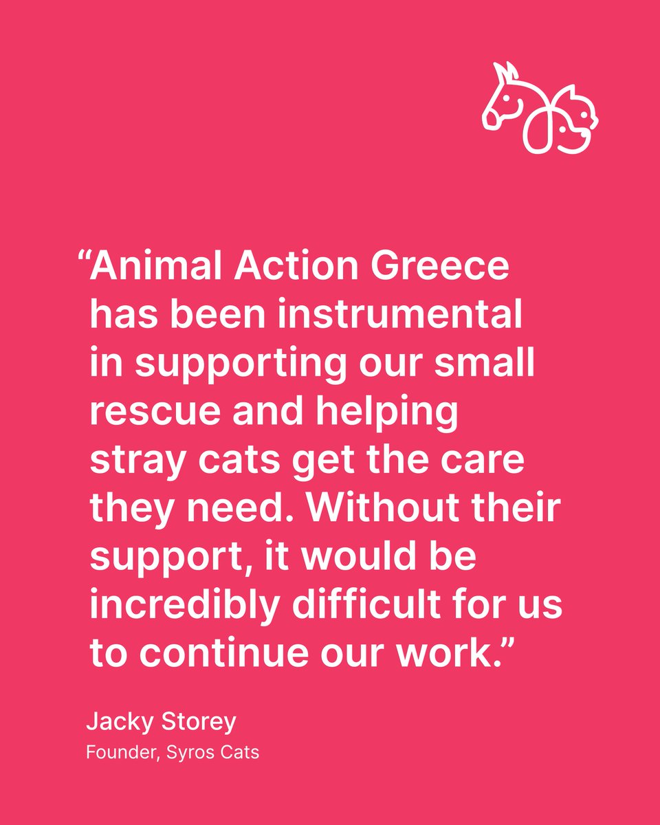 AnimalActionGr's tweet photo. Partnerships make all the difference. 💖

We’re proud to support dedicated local organisations like Syros Cats, working tirelessly to improve the lives of animals across Greece. 🇬🇷 https://t.co/gOMrL3VpvW