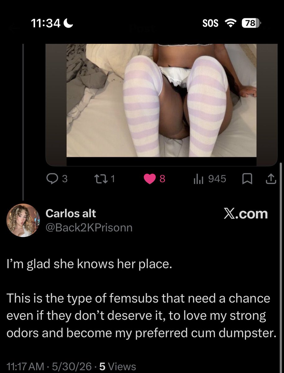 softtrapdoll's tweet photo. When you’re so important to their day that they have to comment for free. 😂 My DMs are for paying clients only. Keep the hate coming, it just bumps the post. https://t.co/Rv5THv8CI3