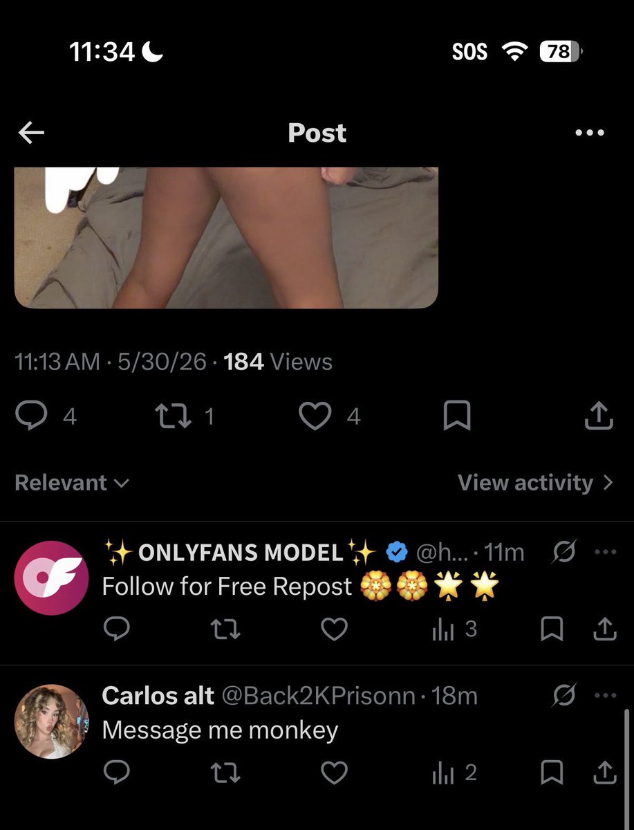 softtrapdoll's tweet photo. When you’re so important to their day that they have to comment for free. 😂 My DMs are for paying clients only. Keep the hate coming, it just bumps the post. https://t.co/Rv5THv8CI3