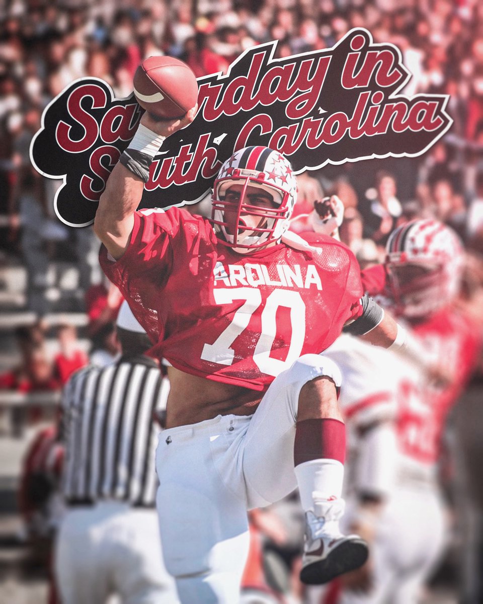 gcsupplycompany's tweet photo. Neck rolls, elbow pads, lots of meatballs, and Saturdays in South Carolina 😎 https://t.co/IZdTdjVlHy