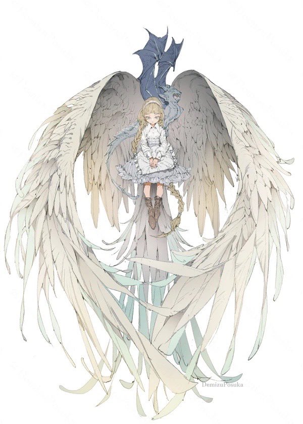 DemizuPosuka's tweet photo. 目覚め（昨年の絵） https://t.co/8CEEtdWmY6