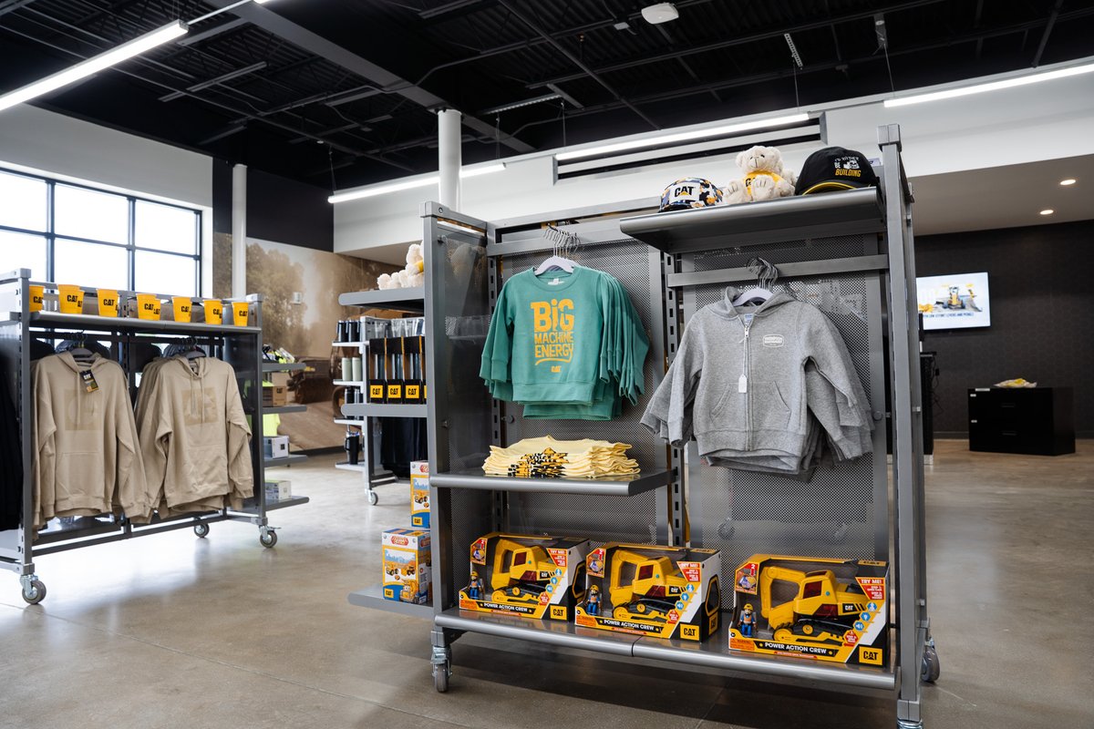 ThompsonCat's tweet photo. Our new Thompson’s Station, TN facility isn’t just about machines. It supports the people who run them. Whether you're stopping in for parts, service, or heading to Cat Rentals next door, take a look at our line-up of Cat swag.

📍 4549 Columbia Pike, Thompson’s Station, TN 37179 https://t.co/5sAaL56VDN