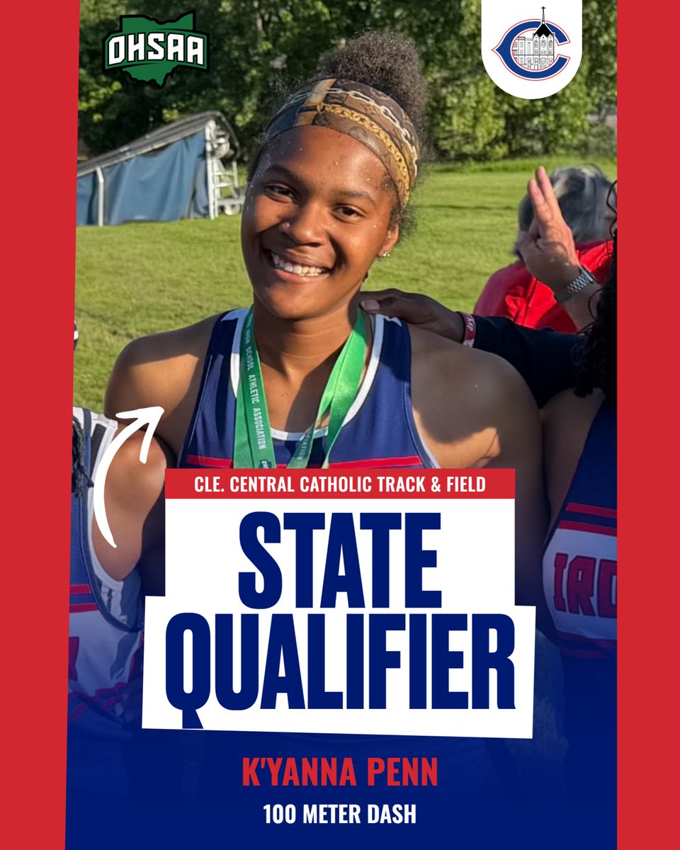 CCCIronmenAD's tweet photo. STATE BOUND! Congratulations to our Girls Track Team for Advancing to the State Tournament next week!

• 4x100 meter Relay Team - Makyla Hill, Alanna Hill, Se’Niya Virola, K’Yanna Penn

• 100m Dash - K’Yanna Penn

They both placed 4th in the Regional Finals! 🔵🔴

#GoIronmen https://t.co/HY3HrdVDJt