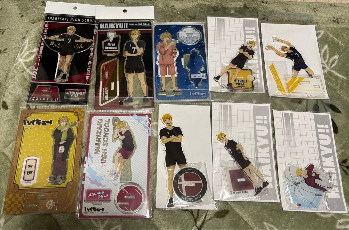 jsXHAfaKLb448's tweet photo. 【交換買取譲渡回収】ハイキュー アクリルスタンド アクスタ 宮侑 稲荷崎

【譲】宮侑各種
【求】各種定価+送料

未開封品
検索からでもお気軽にお声掛けください。 https://t.co/3yR25ZGl81