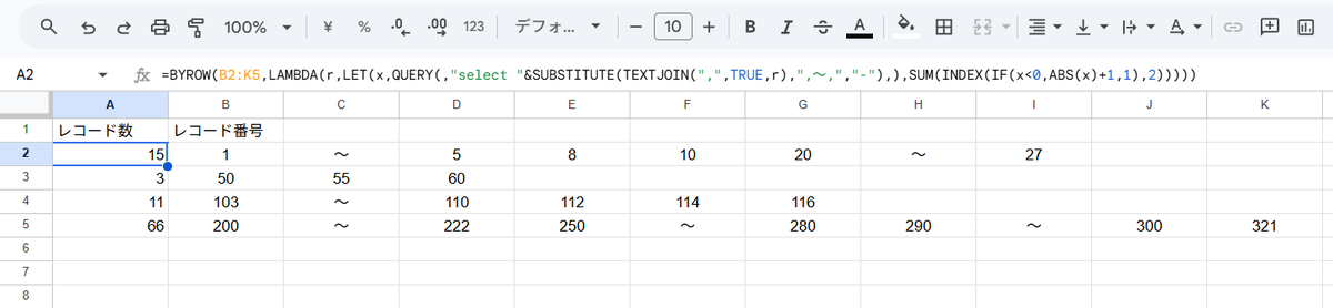 mir_for_note's tweet photo. Excelクイズですが GoogleスプレッドシートだとQUERY関数曲芸が使えるパターン。（勝手にGoogleスプレッドシートクイズに改変）

#Excelクイズ回答 #Googleスプレッドシート https://t.co/ld31WesinM