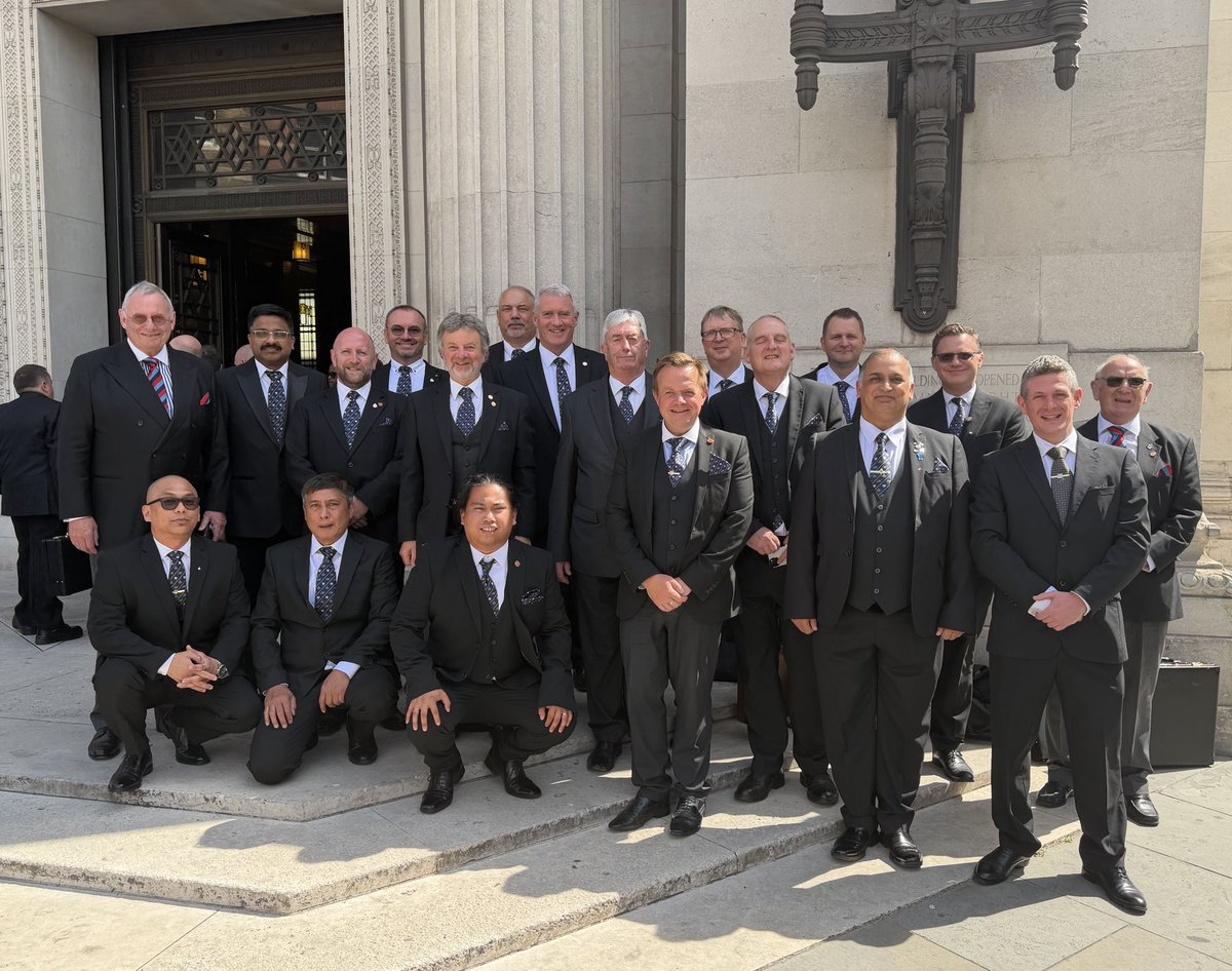 dpgmhereford's tweet photo. We made the journey across town &amp; now in Grand Lodge, a great meeting and enjoyed by all the brethren who had travelled- safe journeys home to all https://t.co/QJ56BhhLWf