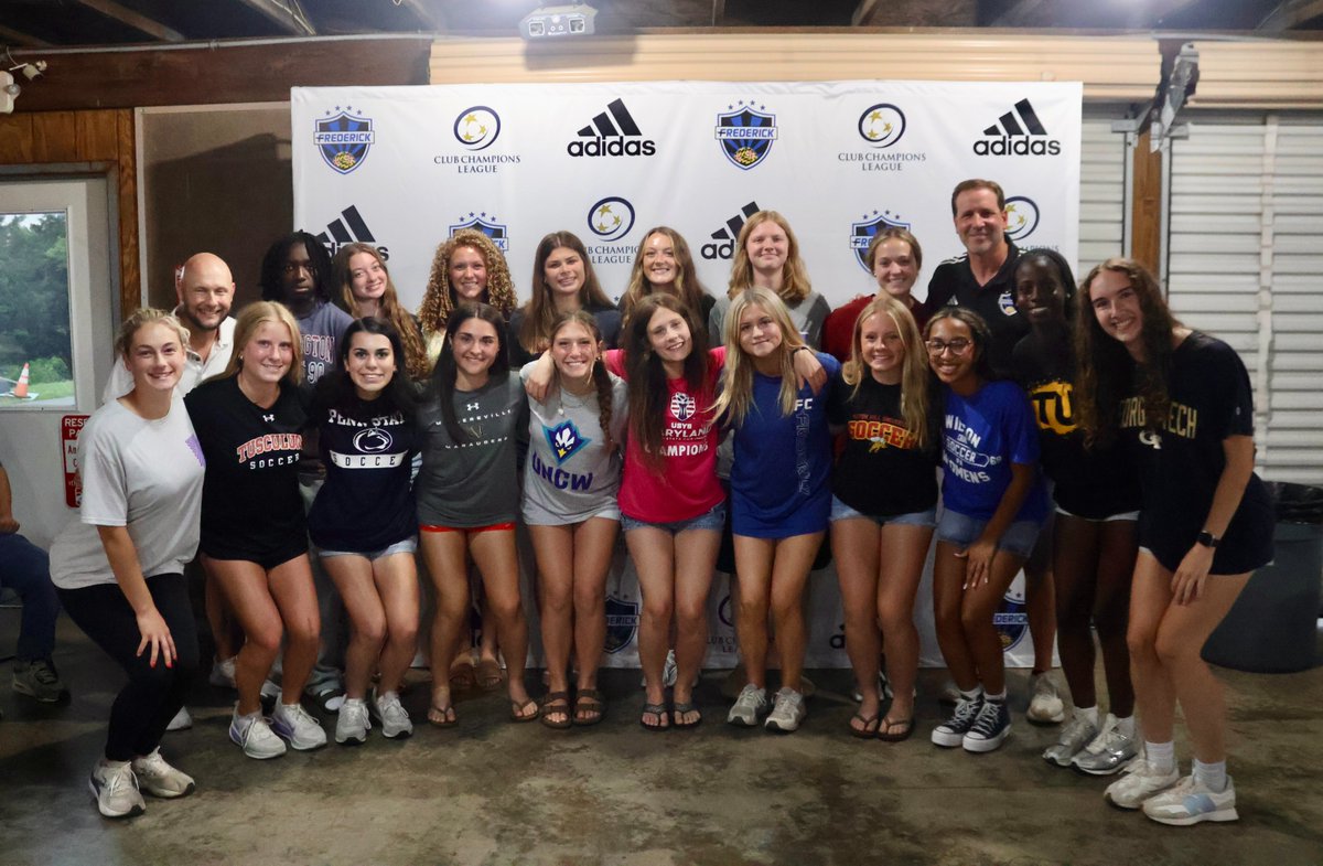 FCFrederick's tweet photo. Celebrating our graduating seniors on Wednesday evening was bittersweet 🥹

Thank you to all of these players (and their families) for the time and effort they dedicated to the club! We wish you the best of luck in your next steps! 

More to come soon 🔜 

#FCF #FCFrederick https://t.co/U8JIYznsZP