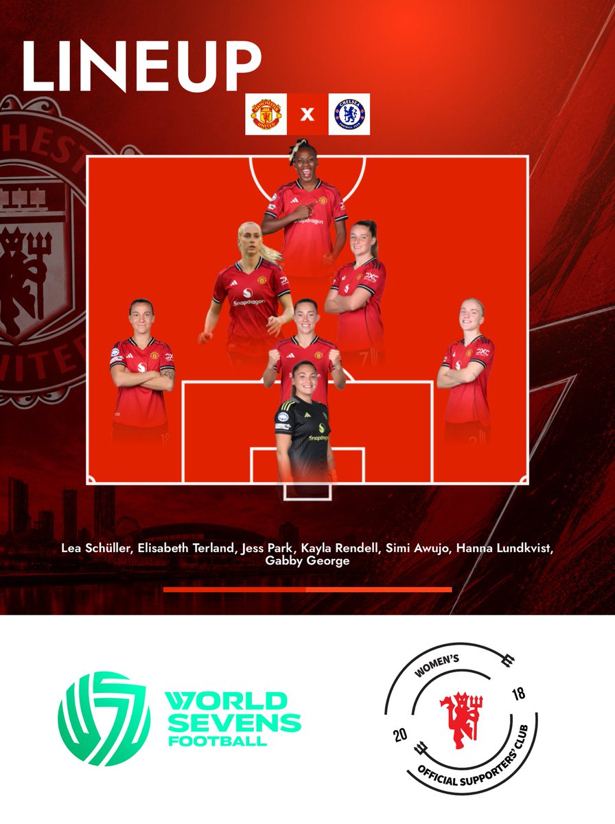 MUW_SC's tweet photo. Starting 7 in the @worldsevens_ final against @ChelseaFCW #muwomen #worldsevensfootball https://t.co/1MubqthpQv