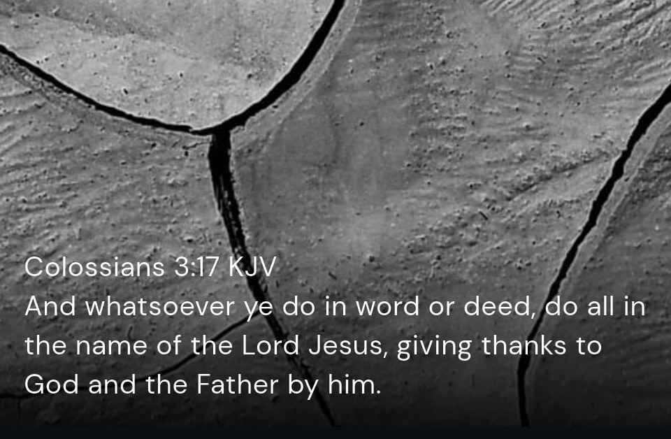 NewCathedralWC's tweet photo. Colossians 3:17 https://t.co/Tt7rJ5d2xd